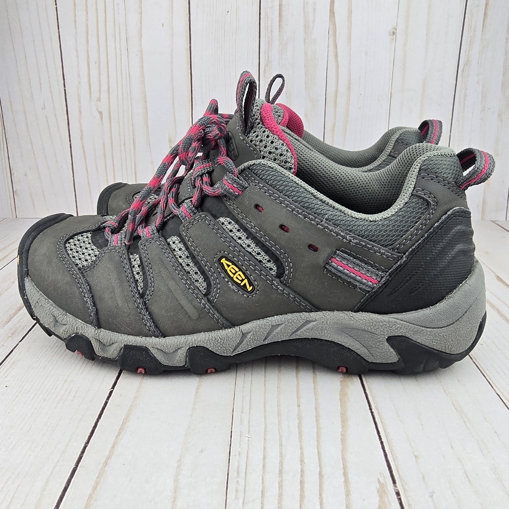 Keen Hiking Shoes Pink and Gray Women’s Size 7.5 - Picture 5 of 16